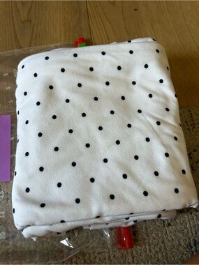 White Polka Dot fabric